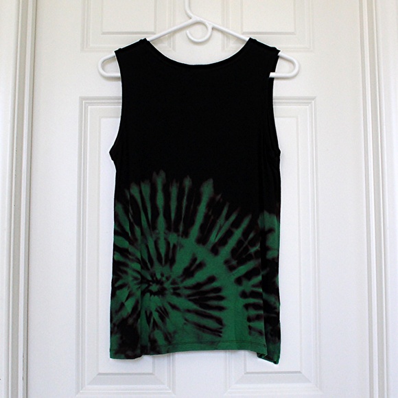 Handmade reverse tie dye Adrienne Vittadini tank top by Hue Revival - Picture 4 of 9